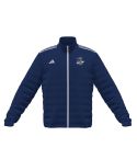 Auckland Steel Light Puffer Jacket - Navy/White