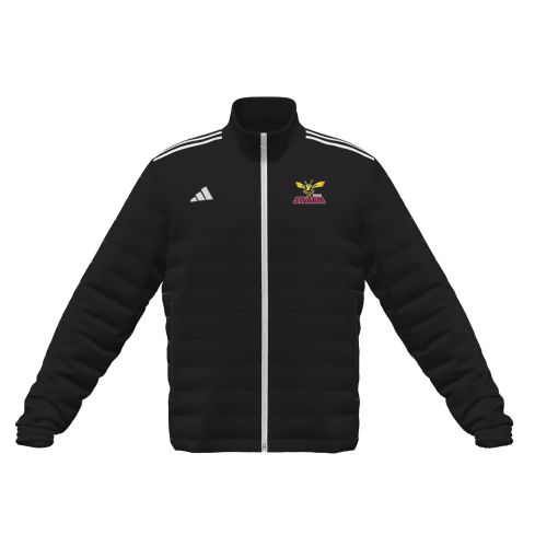 Botany Swarm Light Puffer Jacket - Black/White