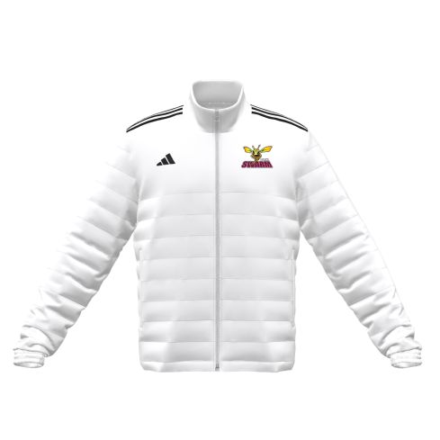 Botany Swarm Light Puffer Jacket - White/Black