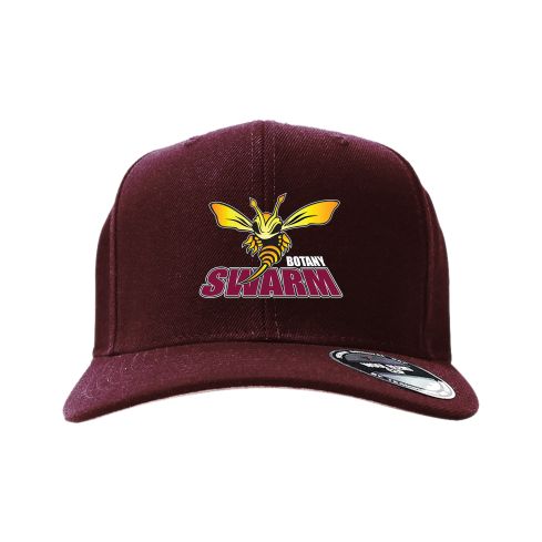Botany Swarm Woolblend Cap - Maroon