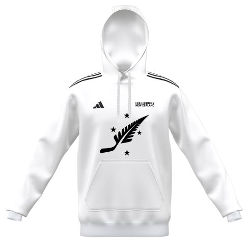 Ice Hockey NZ Hoodie - White/Black