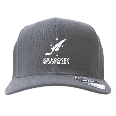 Ice Hockey NZ Woolblend Cap - Grey Marle