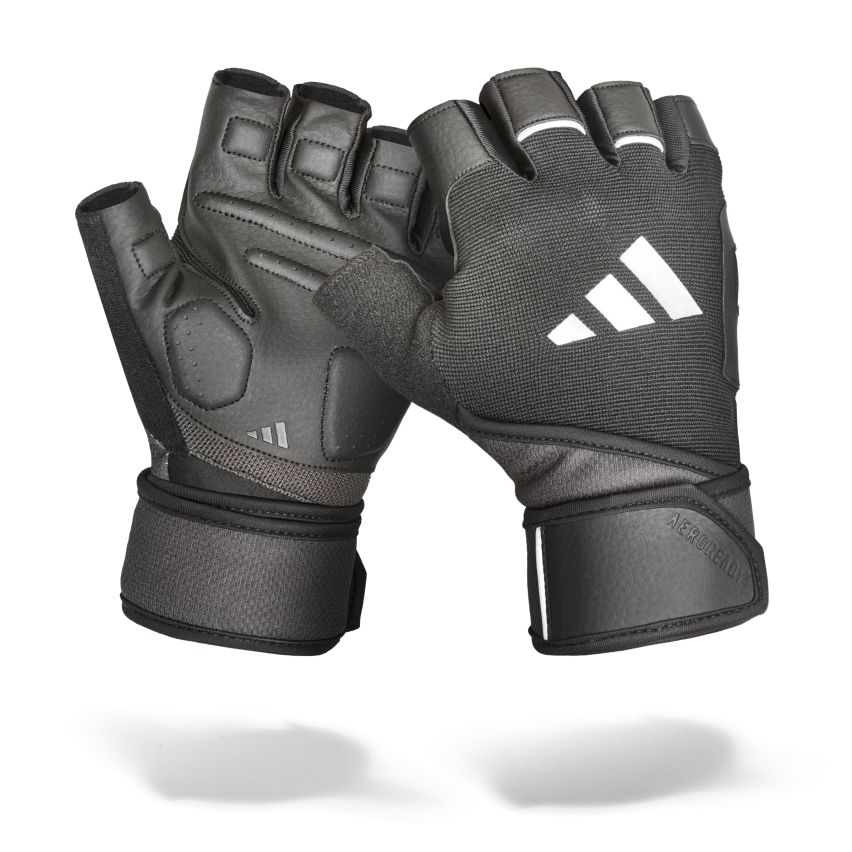 Wrist Wrap Training Gloves - Black