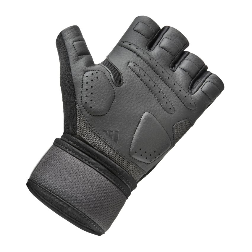 Wrist Wrap Training Gloves - Black