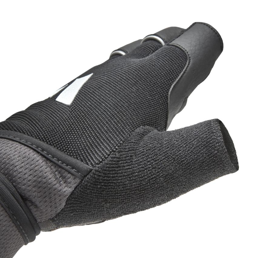 Wrist Wrap Training Gloves - Black