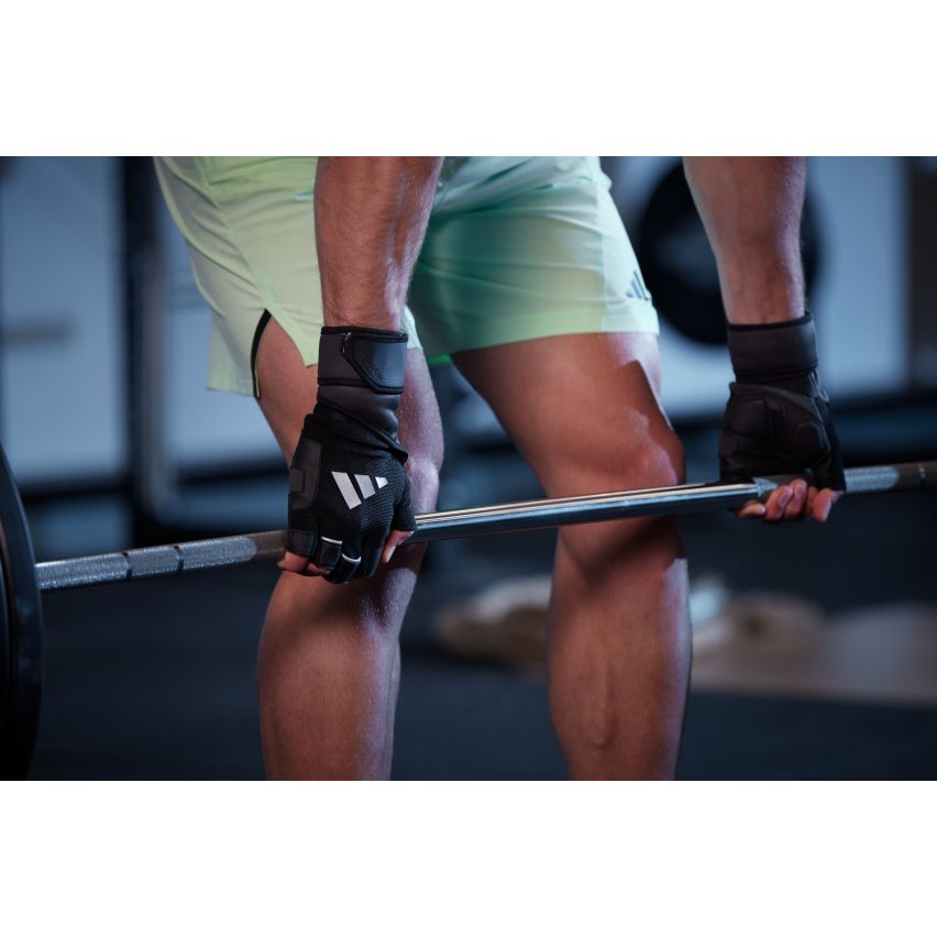 Wrist Wrap Training Gloves - Black