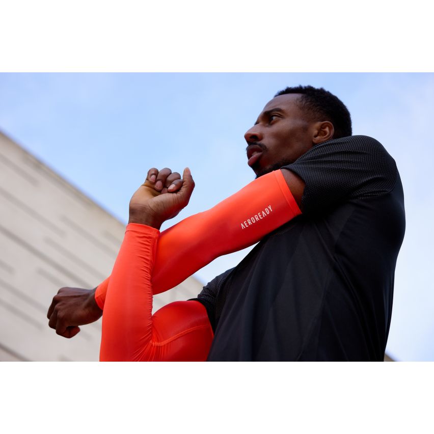 Aeroready Compression Arm Sleeves - Red