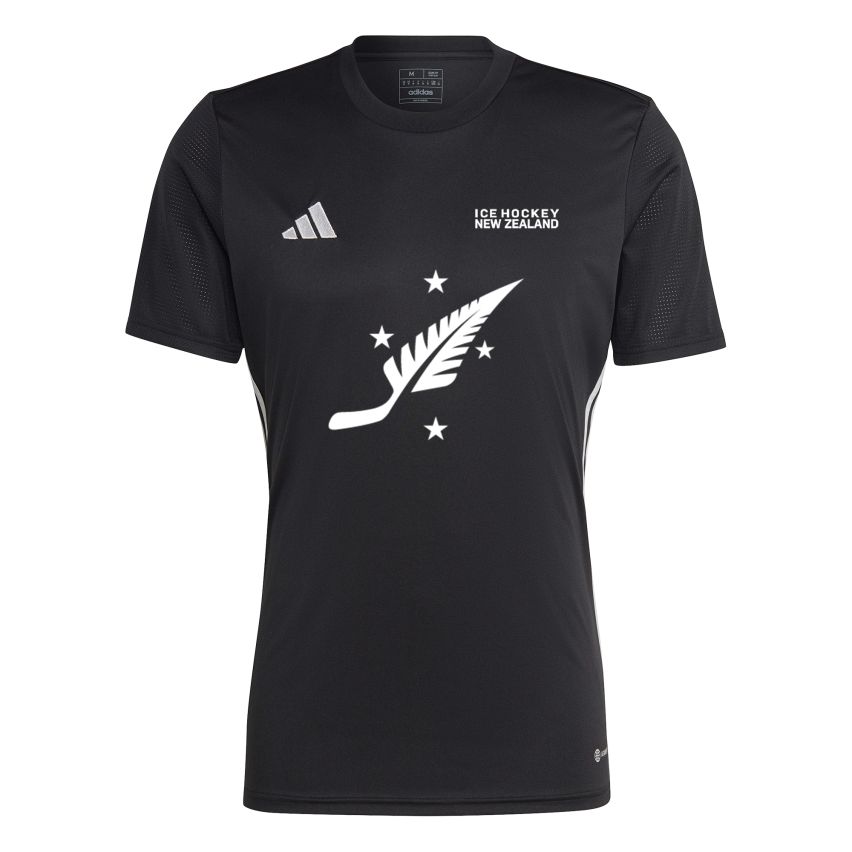Youth Ice Hockey NZ Shirt - Black/White